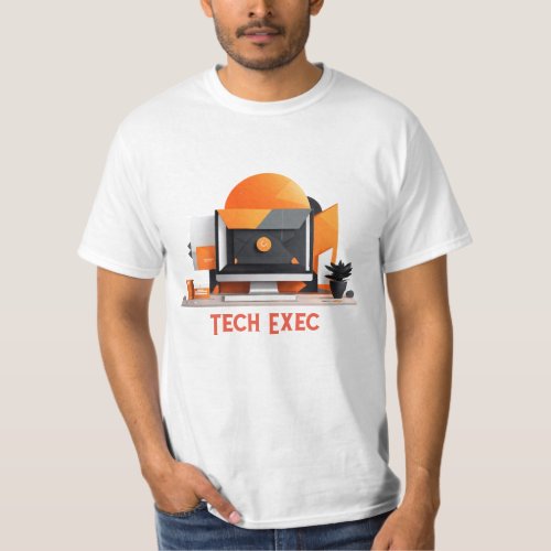 Tech Exec Elegance Modern Workspace Edition Tee