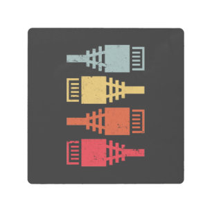 Tech Geek Network Engineer LAN Party Metal Print