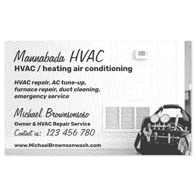 Tech HVAC Repair Heating Cooling Self-inking Stamp