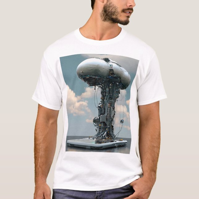 "Tech-Inspired T-Shirts: Futuristic Designs  T-Shirt (Front)