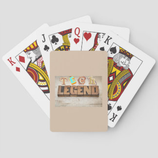 Tech Legend for Programmers & Problem Solvers Poker Cards