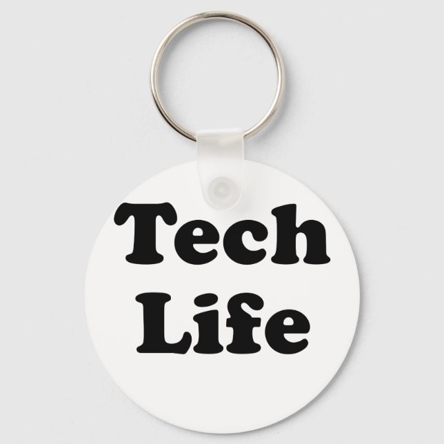 Tech Life Keychain (Front)