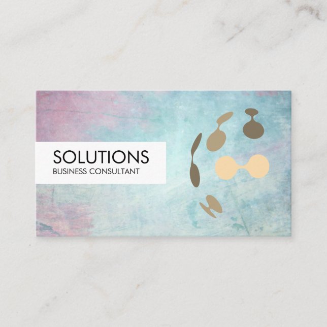 Tech Logo  Business Card (Front)