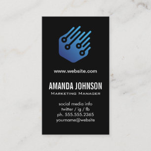 Tech Logo   Software  Business Card