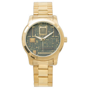 Tech Motherboard Dial Watch