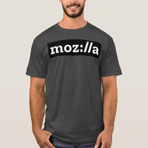 Tech Mozilla Center Aligned T_Shirt
