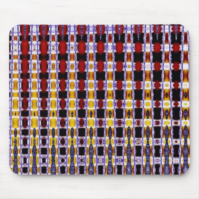 Tech Pattern Mouse Pad (Front)