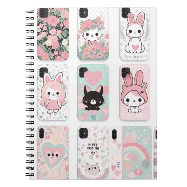 Tech-Savvy Bunnies Notebook (Front)