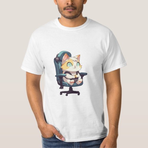 Tech Savvy Cat T_Shirt