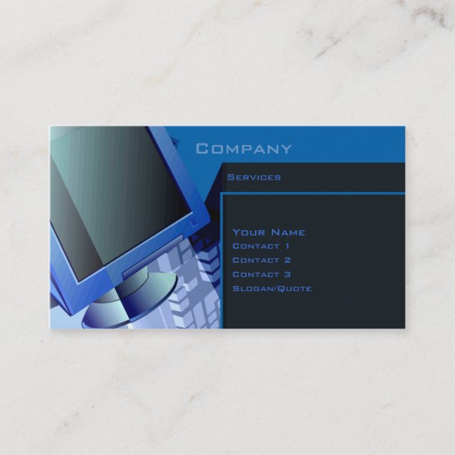 Tech. Services Business Card (Front)