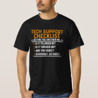 Tech Support Computer Geek Funny Techie Gift Idea