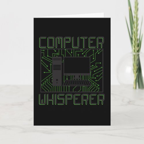 Tech Support Computer Whisperer Card