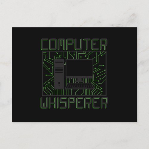 Tech Support Computer Whisperer Postcard