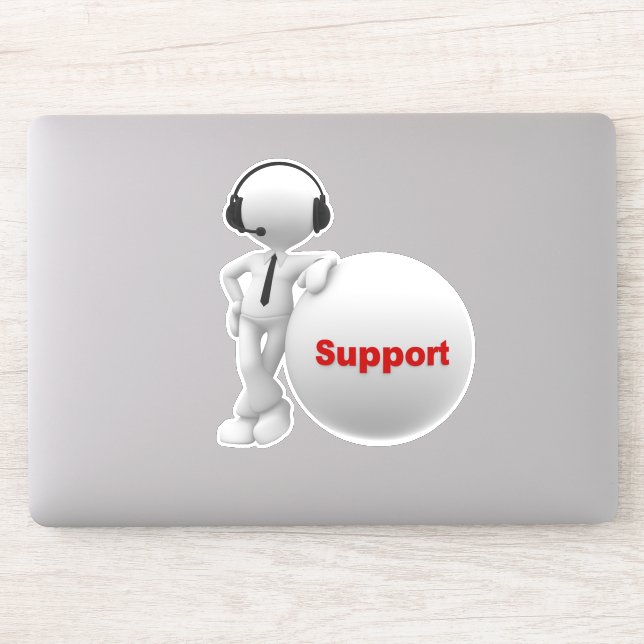 Tech Support Sticker (Computer)
