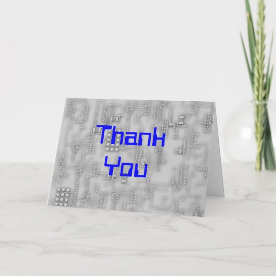 Tech Support Thank You! Thank You Card | Zazzle.com