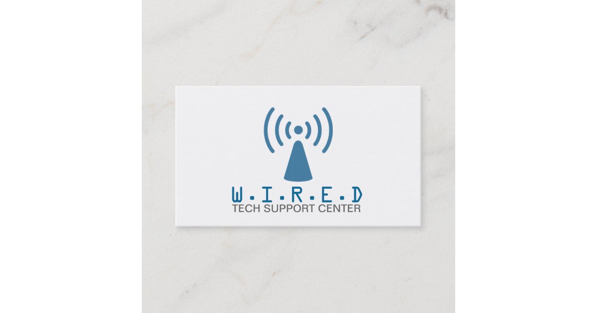 Tech Technical Support Computer Repair Geek Squad Business Card Zazzle