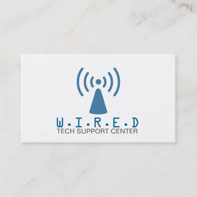 Tech Technical Support Computer Repair Geek Squad Business Card Zazzle