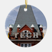 Tech Tower Christmas Ornament