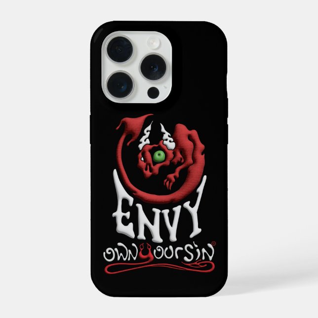 Tech Your Sin Envy iPhone Case (Back)