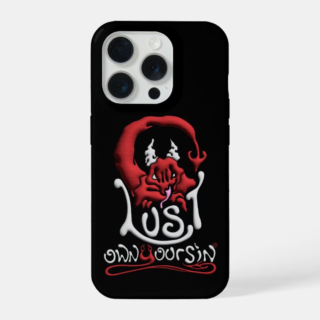 Tech Your Sin Lust iPhone Case (Back)