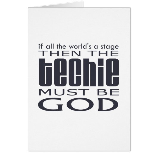 Techie God Cards (Front)