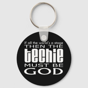 Techie God Keychain
