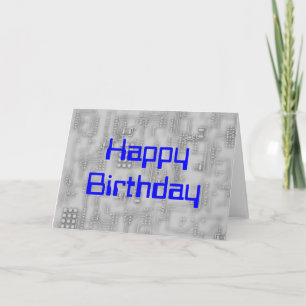 Techie HappyBirthday Card