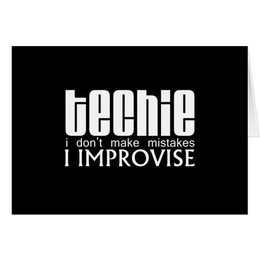 Techie Improvise Cards (Front Horizontal)