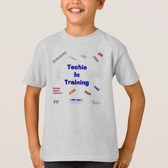 Techie in Training T-Shirt (Front)