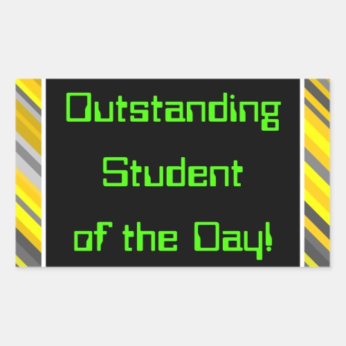 Techie Outstanding Student of the Day Sticker