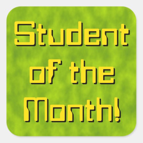 Techie Student of the Month Sticker