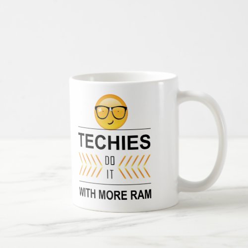 Techies Do It Emoji ID236 Coffee Mug