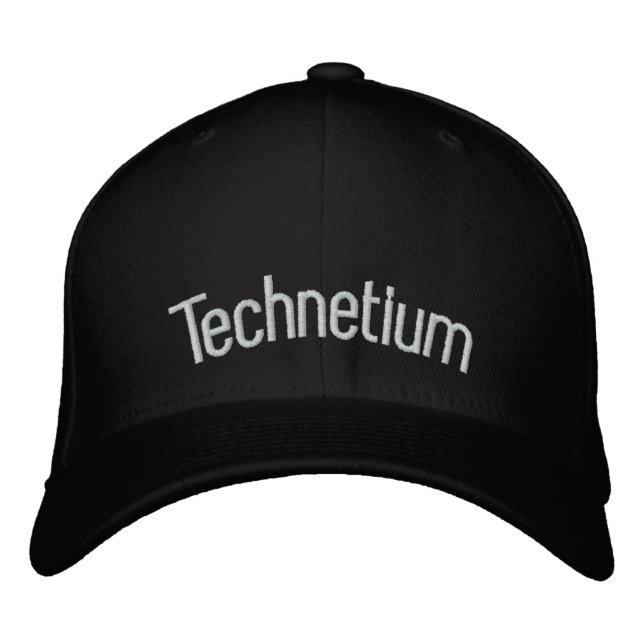 Technetium Embroidered Baseball Hat (Front)