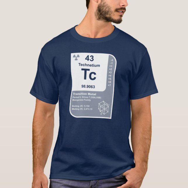 Technetium (Tc) T-Shirt (Front)