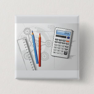 Technical Drawing Office Supplies Button