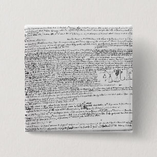 Technical drawings pinback button
