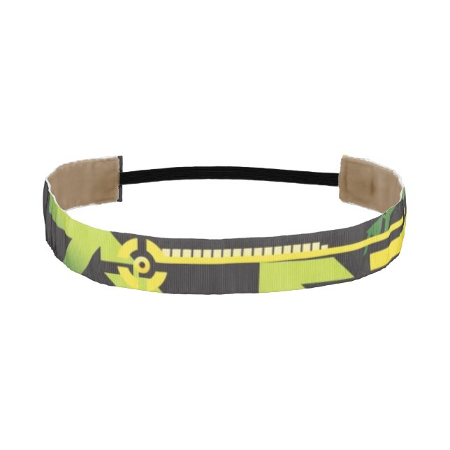 Technical halftone background 4 athletic headband (Front)