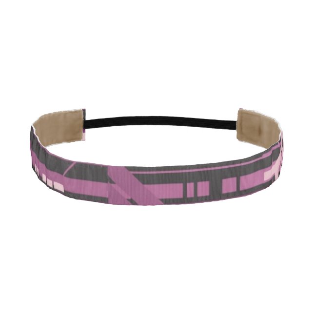 Technical halftone pattern athletic headband (Front)
