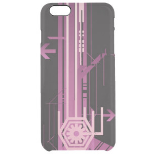 Technical halftone pattern clear iPhone 6 plus case