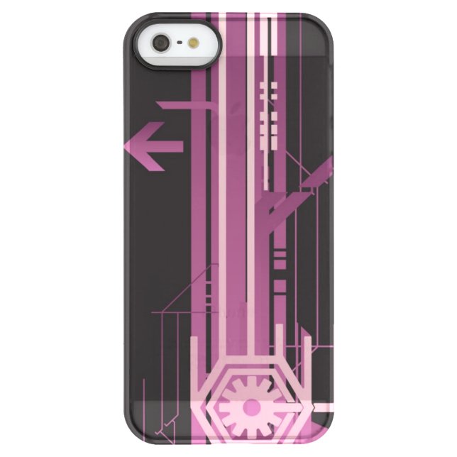 Technical halftone pattern uncommon iPhone case (Back)