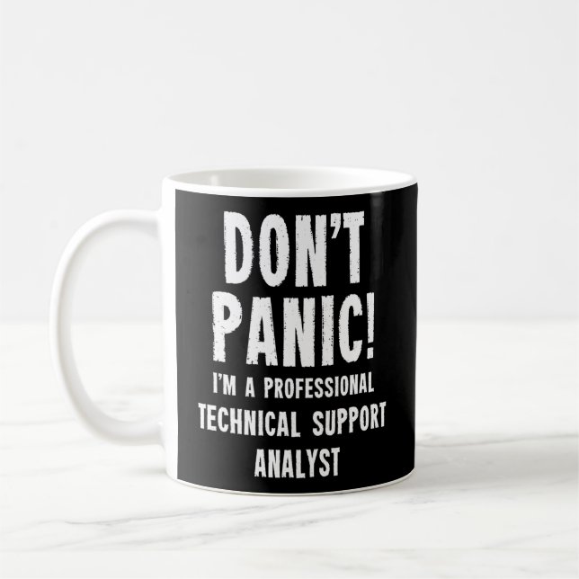 Technical Support Analyst Coffee Mug (Left)