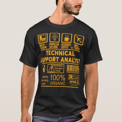 TECHNICAL SUPPORT ANALYST NICE DESIGN 2017 1 T_Shirt