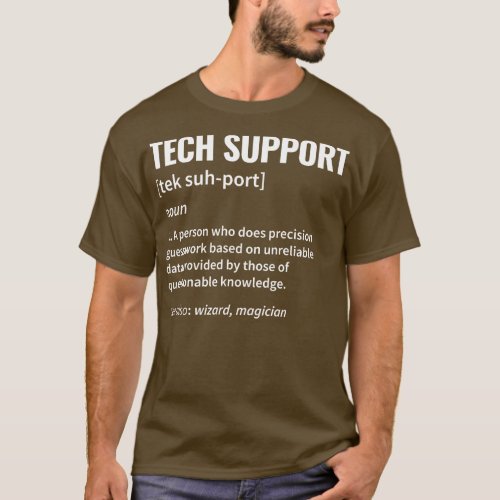 Technical Support Definition T_Shirt