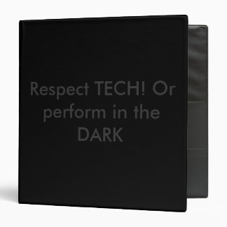 Technical Theater Binder