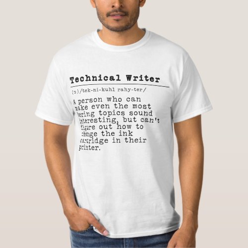 Technical Writer _ Word Wizard T_Shirt
