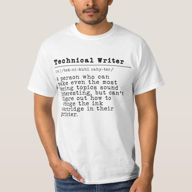 Technical Writer - "Word Wizard" T-Shirt (Front)