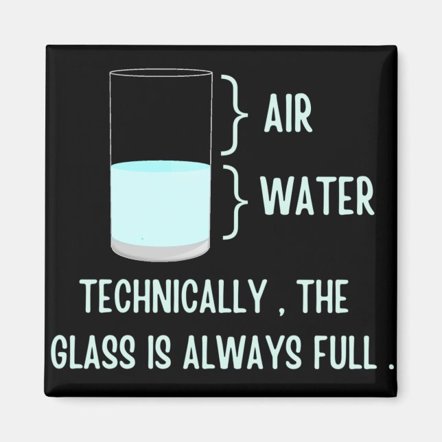 Technically the glass is always full magnet (Front)