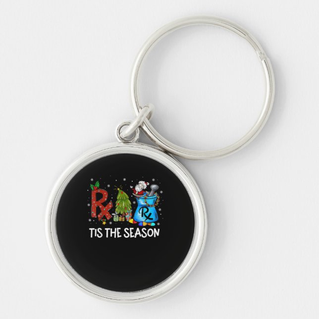 Technician Christmas Tis The Season Keychain (Front)