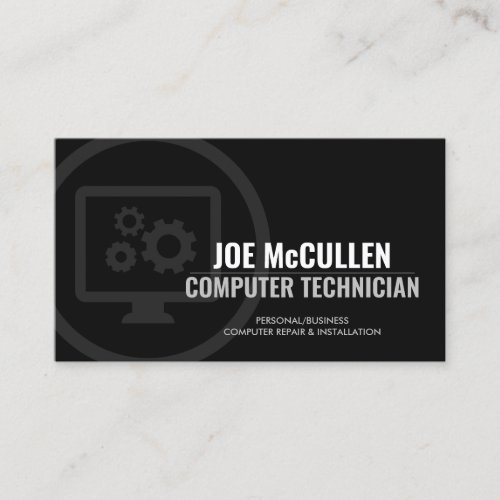Technician Computer Repair Business Card