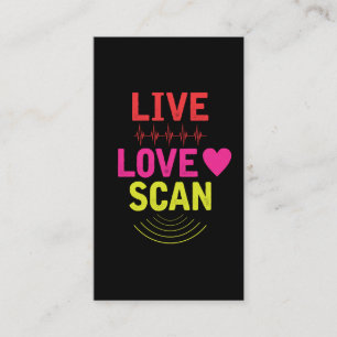 Technician healthcare Nurse Sonographer Ultrasound Business Card